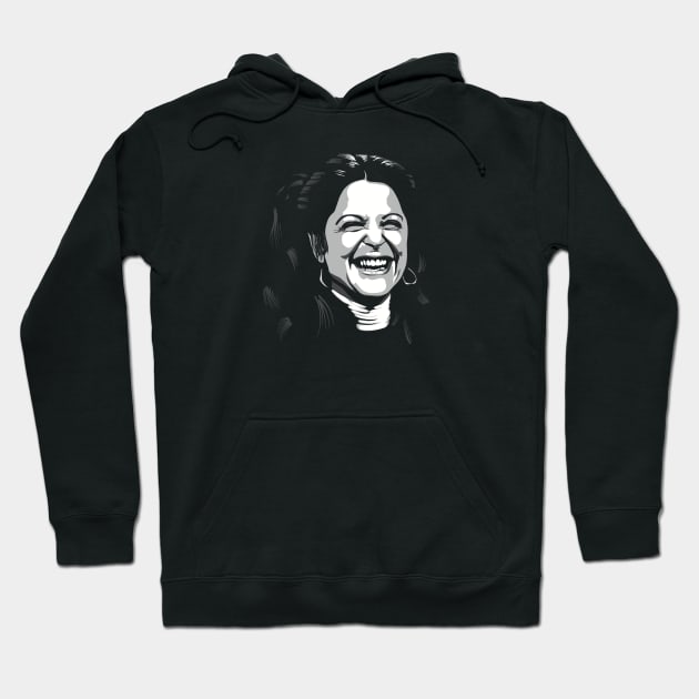 Gilda Radner greyscale Hoodie by @johnnehill